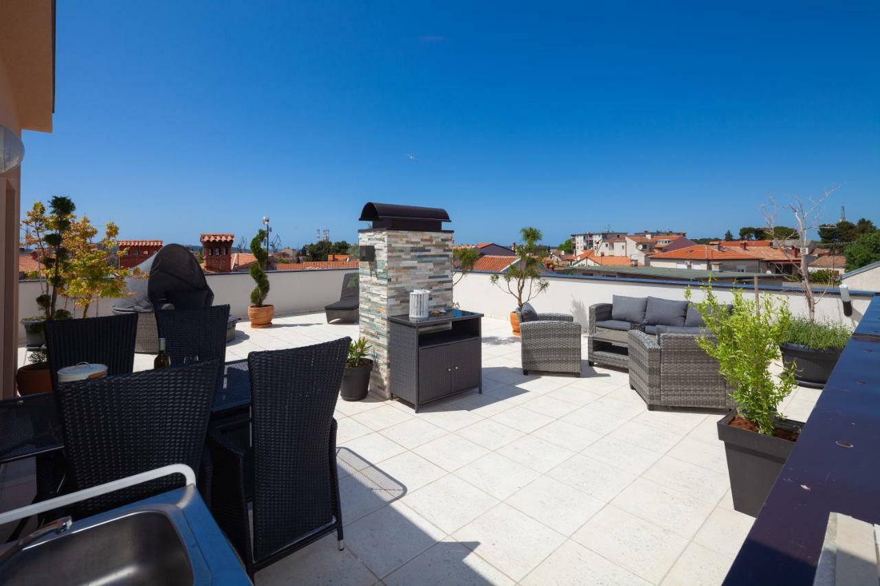 Luxury Apartment With Private Rooftop Terrace Pula Zewnętrze zdjęcie
